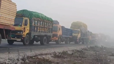 ঢাকা-টাঙ্গাইল মহাসড়কে ১৮ কিলোমিটার এলাকায় যানজট