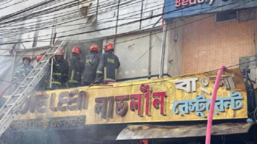 সাড়ে ৩ ঘণ্টা পর উত্তরার রেস্টুরেন্টের আগুন নিয়ন্ত্রণে